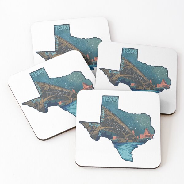 Item preview, Congress Bridge Bats Austin Texas Design designed and sold by CharpyCo.