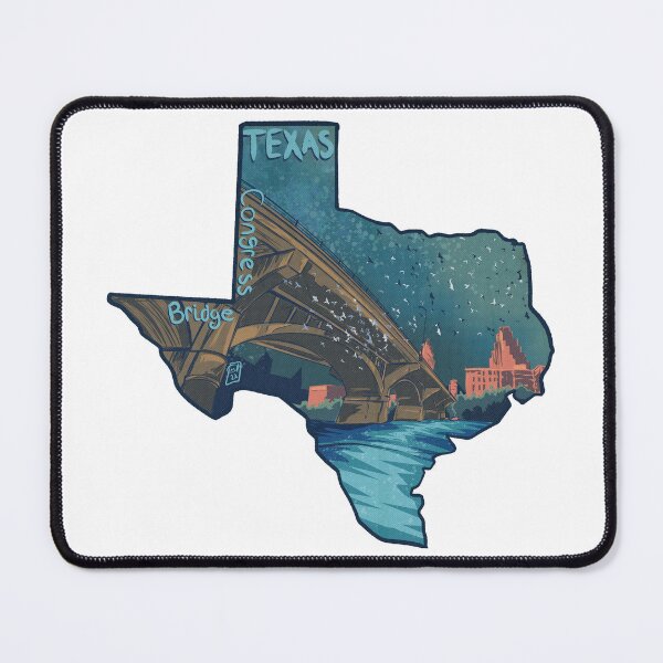 Item preview, Congress Bridge Bats Austin Texas Design designed and sold by CharpyCo.