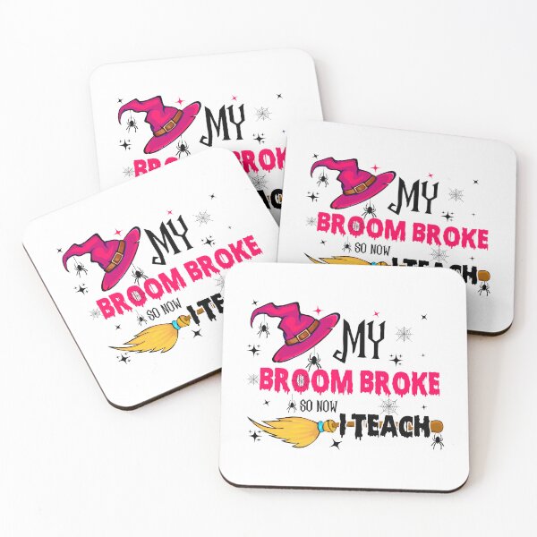 Item preview, My Broom Broke So Now I Teach - Cool Gifts For Halloween by FanityPrints designed and sold by FanityPrints.