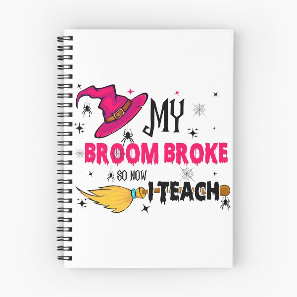 Item preview, My Broom Broke So Now I Teach - Cool Gifts For Halloween by FanityPrints designed and sold by FanityPrints.