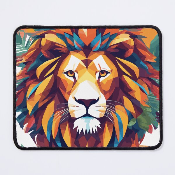 Item preview, afrobeat colorful lion  designed and sold by Five Seventy Five.