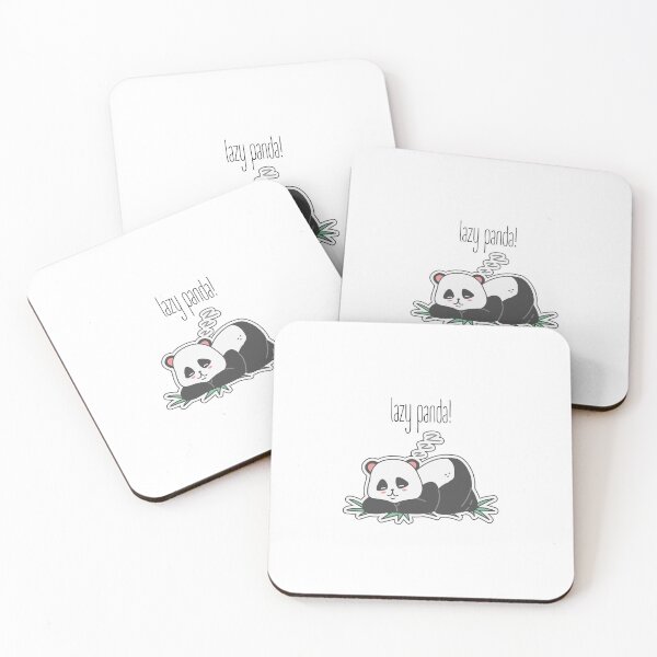 Item preview, lazy panda designed and sold by Caffeine Chic.