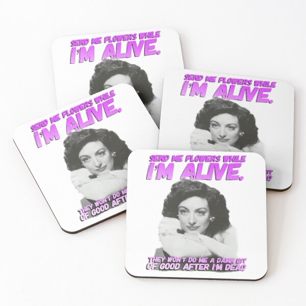 Item preview, Joan Crawford flowers Long-Send Me Flowers designed and sold by AnnieDonohu.