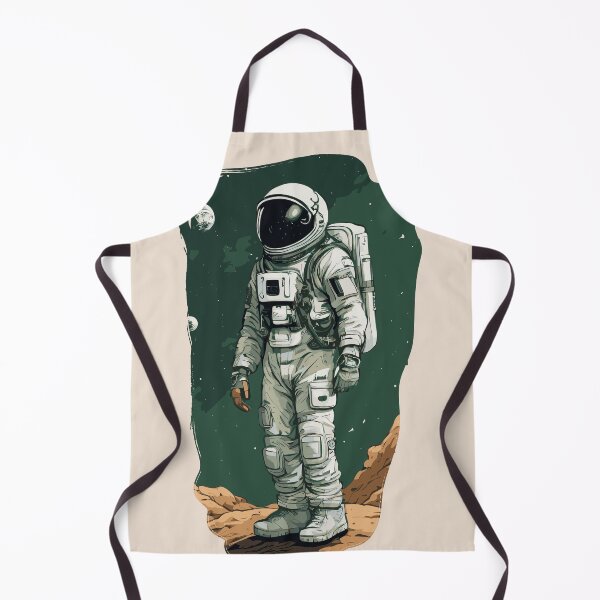 Item preview, Cosmic Explorer: Astronaut on a Distant Planet - Digital Illustration designed and sold by Acim0.
