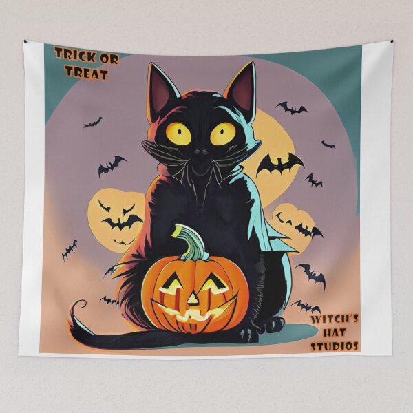 Item preview, TrickorTreat 2023 Series: Vampire Cat designed and sold by WitchsHatStudio.