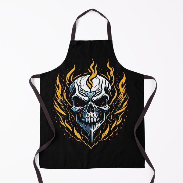 Item preview, Flaming Skull with Piercing Gaze designed and sold by NordicBadger.