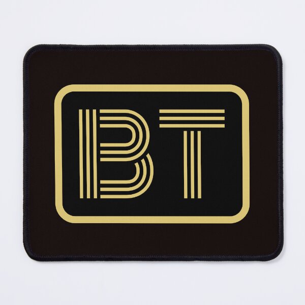 Item preview, BT Initials Gold Geometric Letters designed and sold by Jeallan Designs.