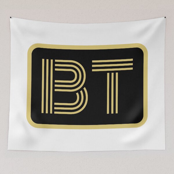 Item preview, BT Initials Gold Geometric Letters designed and sold by Jeallan Designs.