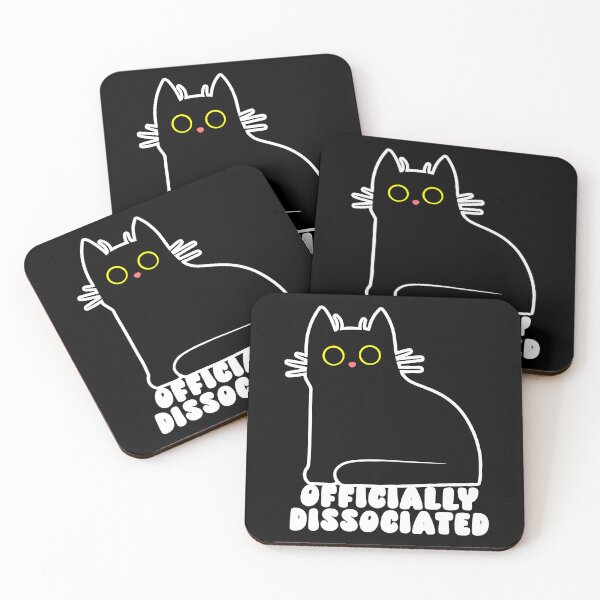 Item preview, Officially Dissociated | Dissociating Cat Meme designed and sold by casualVisions.