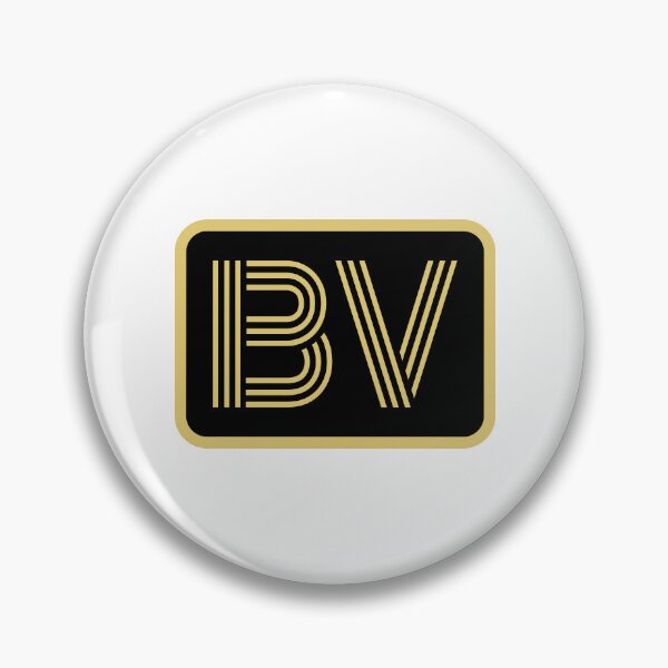 Item preview, BV Initials Gold Geometric Letters designed and sold by Jeallan Designs.