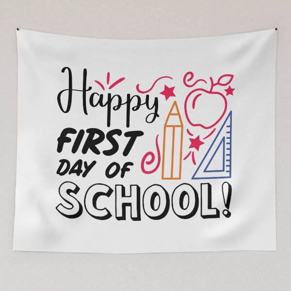 Item preview, Happy first day of school back to school happiness school year kickoff, designed and sold by DreamStore360.