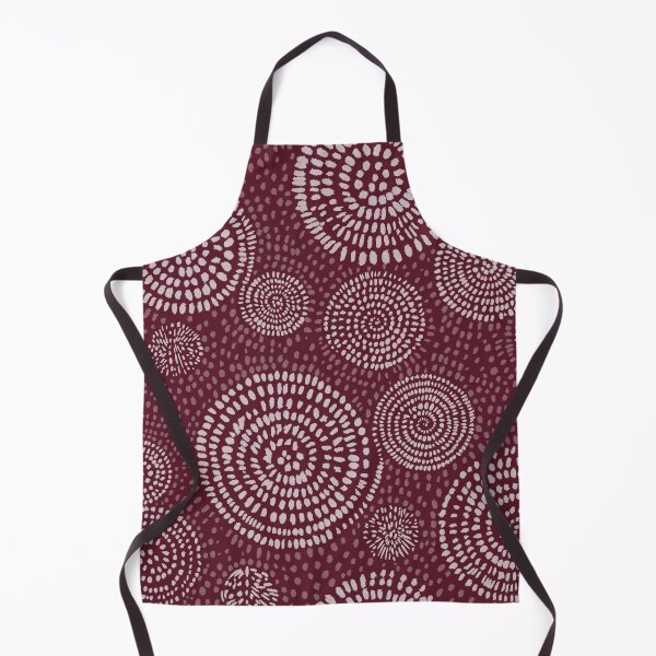 Item preview, Burgundy Swirling Brushstrokes Spirals Abstract Pattern designed and sold by Carlo-Atzei.