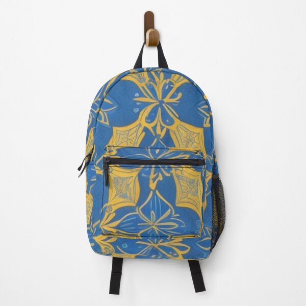 Item preview, Enchanting Blue and Gold Arabic Elegance designed and sold by InspiredCreatives.