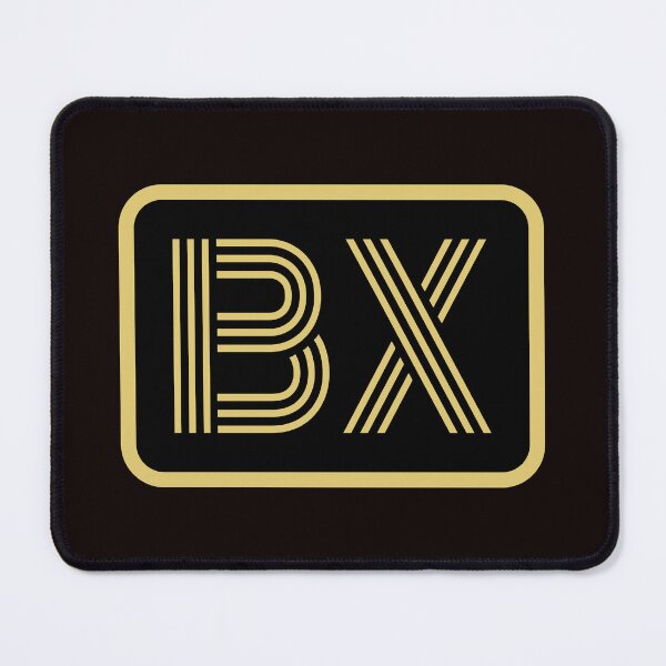 Item preview, BX Initials Gold Geometric Letters designed and sold by Jeallan Designs.