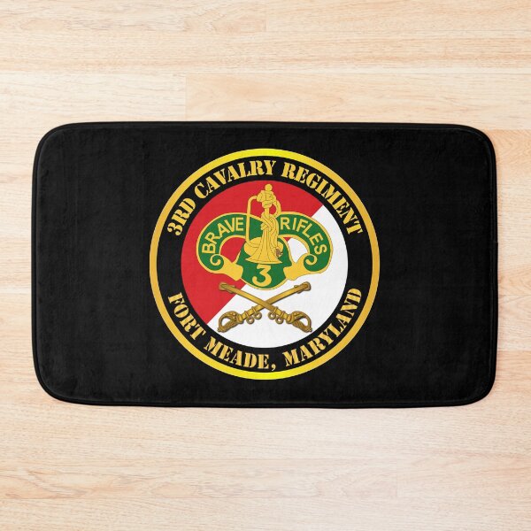 Item preview, Army - 3rd Cavalry Regiment DUI - Red White - Fort Meade, Maryland designed and sold by Military Insignia Products.