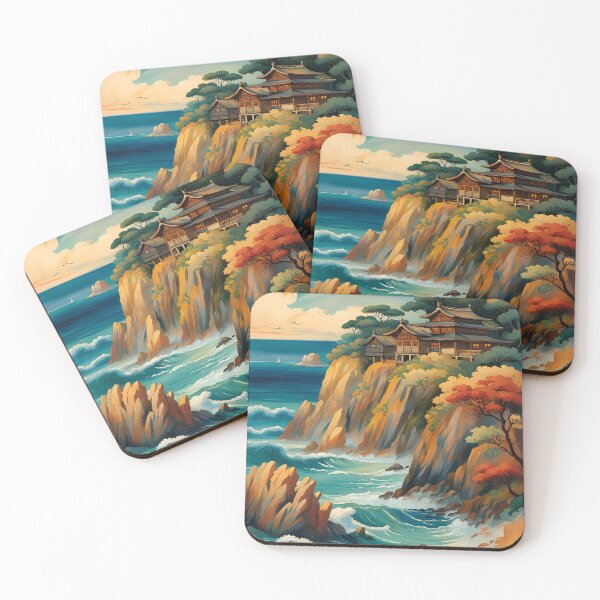 Item preview, Fishing town on the cliff designed and sold by I-A-Troy.