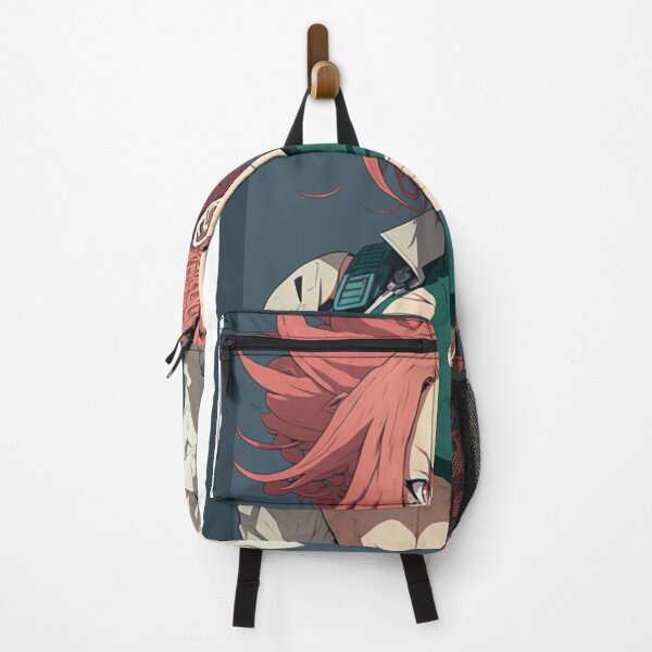 Item preview, Anime Girl Red Hair and Green Top Military  , designed and sold by Samsonorwin.