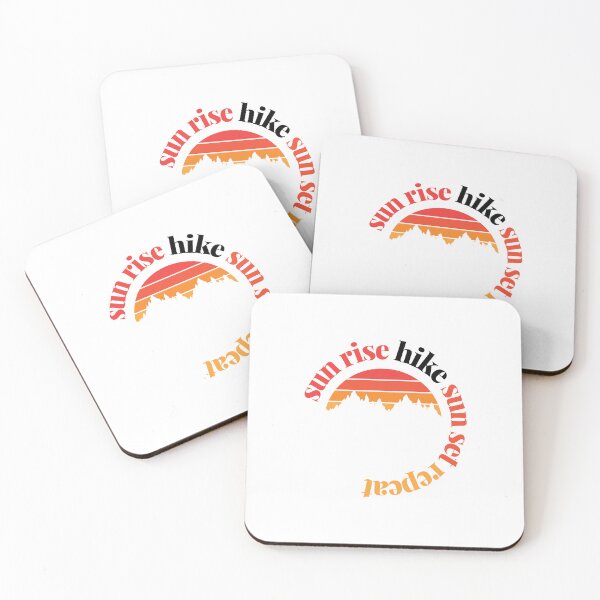 Item preview, Graphic for Hikers Avid Hiker Gift Mountainscape Picture in Orange Red Yellow designed and sold by TreasleC.