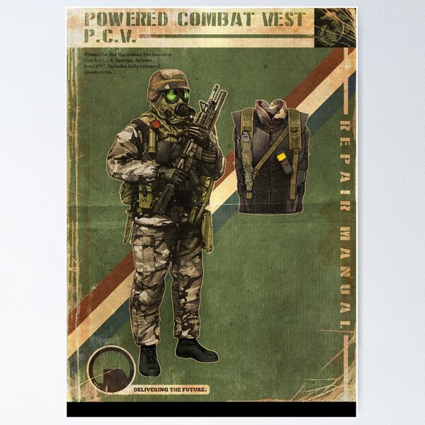 Aperçu de l'œuvre Hazard Suit - Gilet de combat motorisé créée et vendue par AladdinsCave.