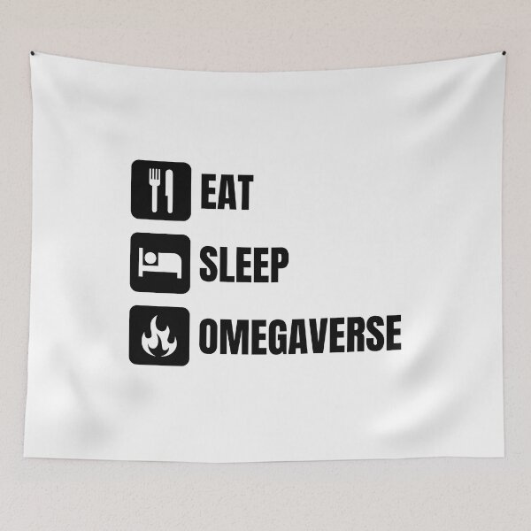 Item preview, Eat, Sleep, Omegaverse designed and sold by GoofyLab.