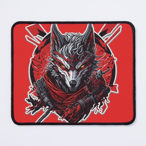 Item preview, samurai wolf designed and sold by Lion-ZG21.