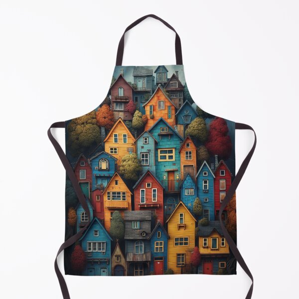 Item preview, Multicolored Village At Night designed and sold by SuperSeries.