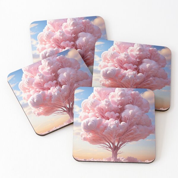 Item preview, Psychedelic Vibrant Cotton Candy Tree Artwork designed and sold by SuperSeries.