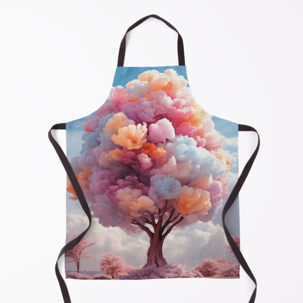Item preview, Psychedelic Cotton Candy Tree Art designed and sold by SuperSeries.