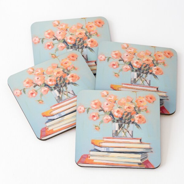 Item preview, Reading Book Stack: Literary Journey For Book Lovers designed and sold by Lovegrass Prints.