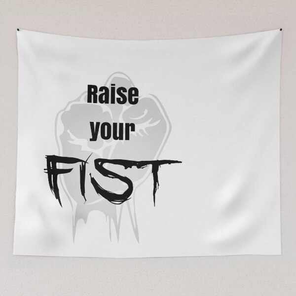 Item preview, Raise Your Fist Black designed and sold by StayAwakeGrphx.