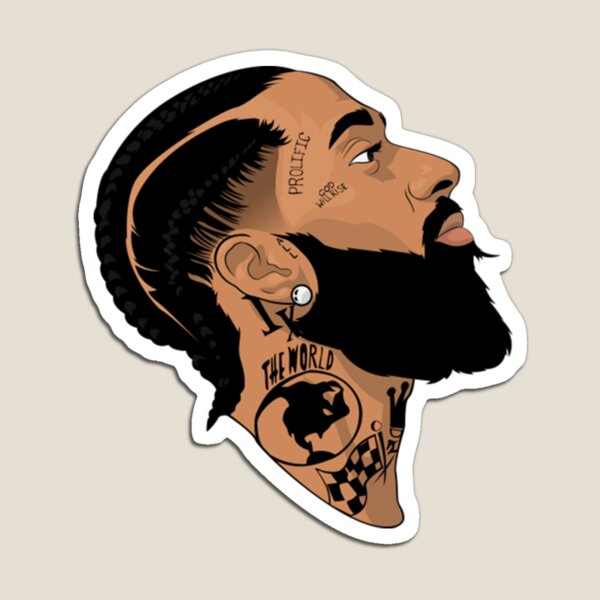 Side Profile With Eye Nipsey Hussle Shirt - Freedomdesign