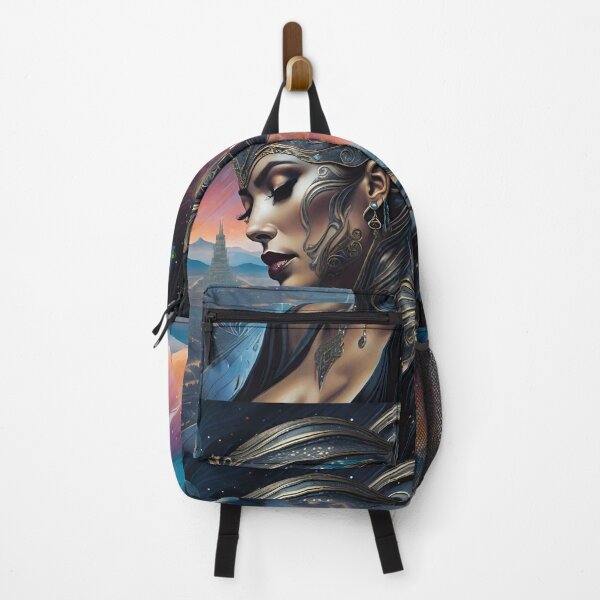 Item preview, Ethereal Noir Space City Woman - Surrealism Art 41 designed and sold by Benito Del Ray.