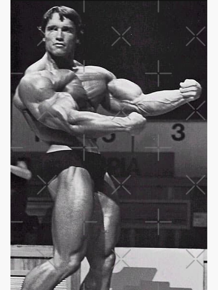 Arnold Schwarzenegger Side chest pose