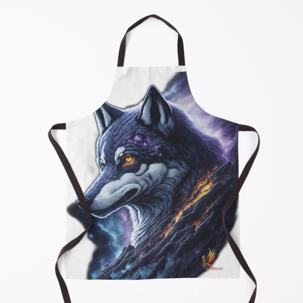 Item preview, Great Lightning Wolf (White) designed and sold by AmaziaCo.