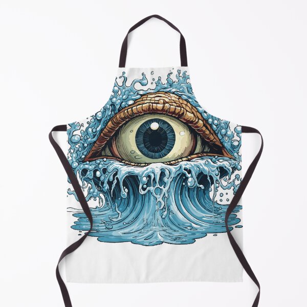 Item preview, Eyed Tattoo Monster in the Water designed and sold by liebenowgra.