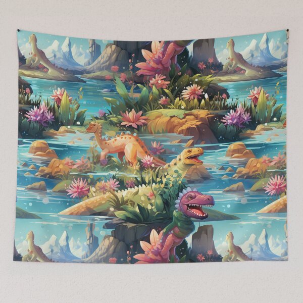 Item preview, Unearth the Past: Engaging Dinosaur Illustrations Pattern designed and sold by pavenavach.