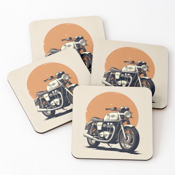 Item preview, Vintage Reverie: An Old English Motorbike Illustration designed and sold by Acadorim.