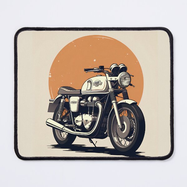 Item preview, Vintage Reverie: An Old English Motorbike Illustration designed and sold by Acadorim.