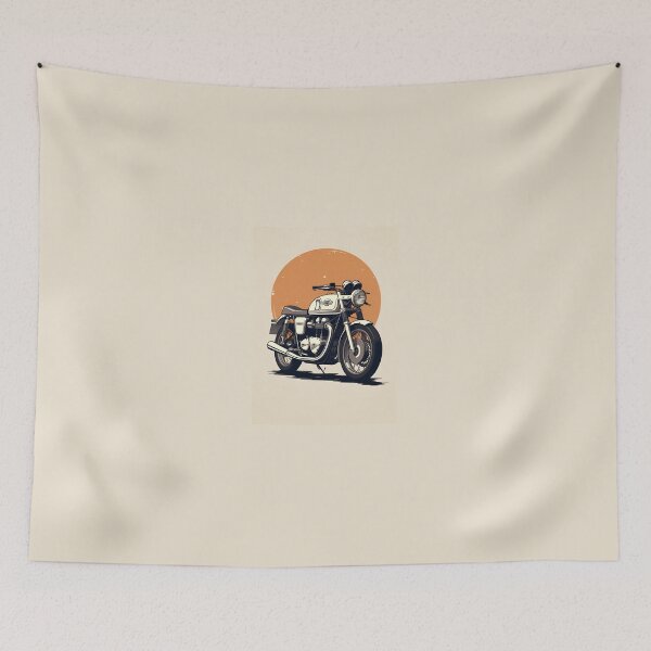 Item preview, Vintage Reverie: An Old English Motorbike Illustration designed and sold by Acadorim.