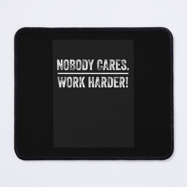 Item preview, Nobody Cares Work Harder Quote Motivational Fitness Workout Gym Saying Baseball ¾ Sleeve  designed and sold by roxaneweber.