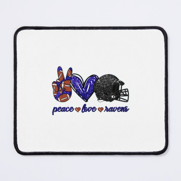 Item preview, Peace Love Ravens - Football Team Active designed and sold by roxaneweber.