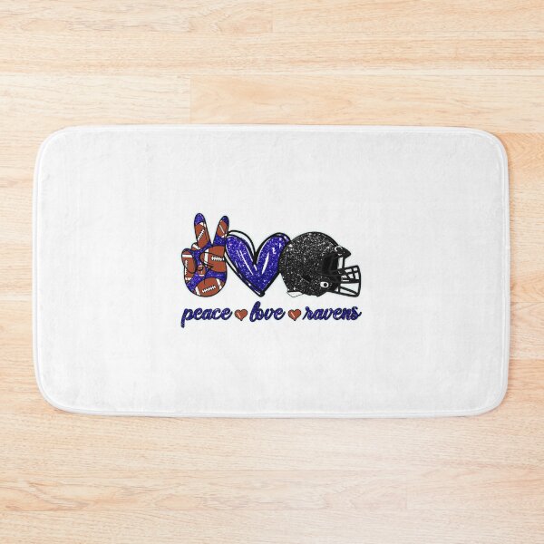 Item preview, Peace Love Ravens - Football Team Active  designed and sold by roxaneweber.