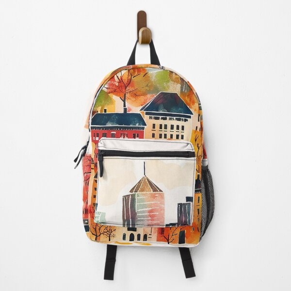 Item preview, Boston Autumn Aesthetic Vintage Architecture designed and sold by Lovegrass Prints.