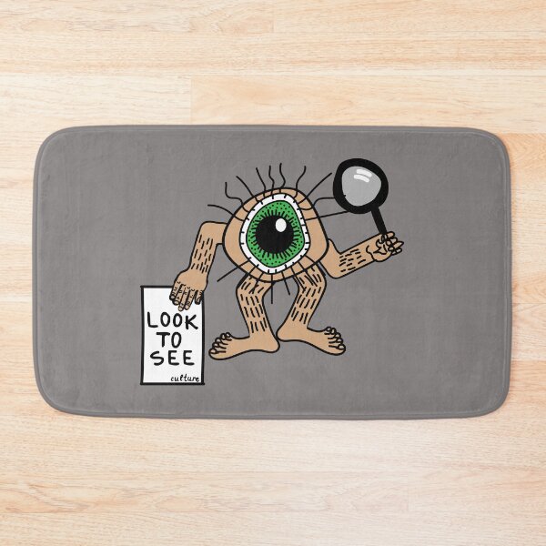 Item preview, Look and see.  Green Eye creature with magnifying glass. designed and sold by Creavision.