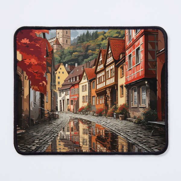 Item preview, Miltenberg Town, Germany, Ai Generated Art - A Timeless Tapestry of Bavarian Charm designed and sold by studioSharonKay.
