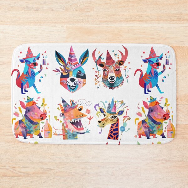 Item preview, Colorful and Lively Party Animal Cartoon Design-Essential T-shirt . designed and sold by PatriciaReyes.