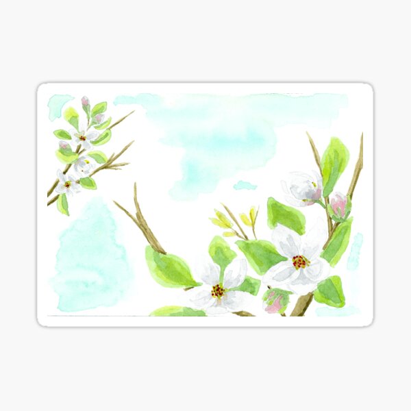 "Apple Blossom" Sticker