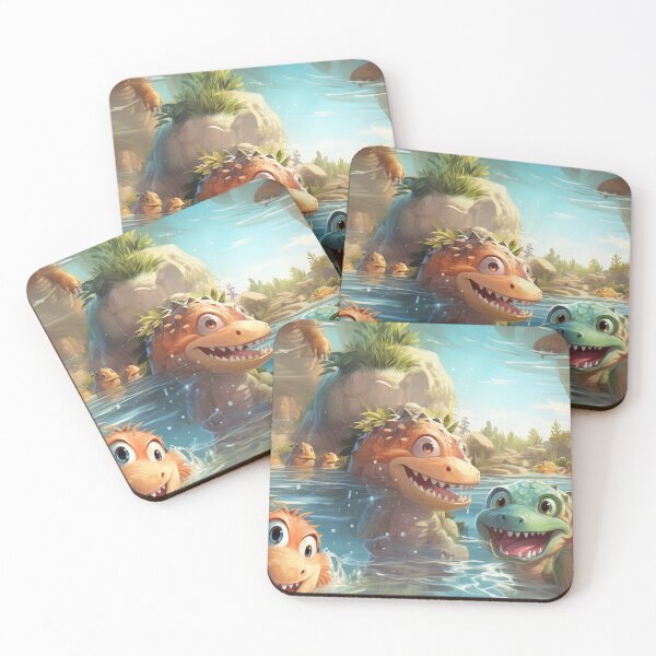 Item preview, Dino Dreams Come True Playful Dinosaur Illustrations designed and sold by pavenavach.