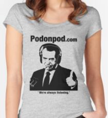 Pod on Pod Store Women's Fitted Scoop T-Shirt