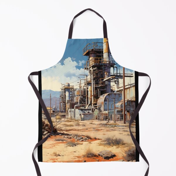 Item preview, Landscape of Rusty Post Apocalyptic Industrial Zone Buildings and Wasteland designed and sold by Je-we.